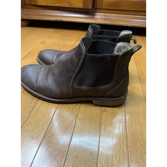 Florsheim Chalet Plain Toe Chelsea Boot Men's 11 Brown Leather - Picture 3 of 7
